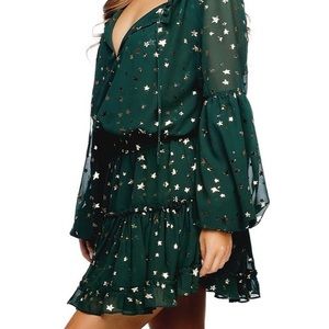 buddy love green star dress
